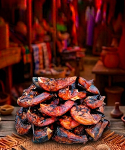 Kong fumé du Sénégal, poisson-chat fumé traditionnel pour la cuisine sénégalaise