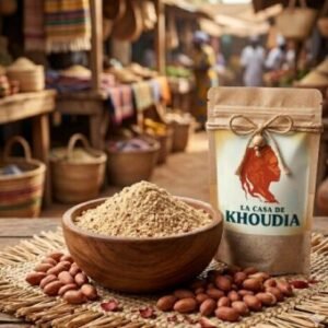 Noflay du Sénégal, arachide crue moulue pour sauces africaines traditionnelles