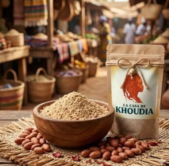 Noflay du Sénégal, arachide crue moulue pour sauces africaines traditionnelles