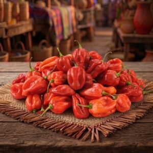 Piment rouge frais du Sénégal pour la cuisine africaine et les recettes traditionnelles.