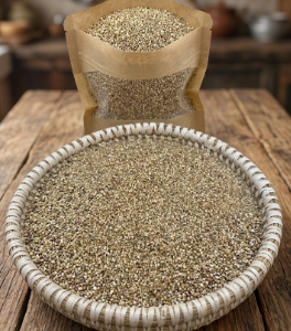Sankhal du Sénégal, mil concassé traditionnel utilisé dans la cuisine sénégalaise